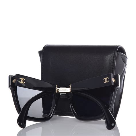 folding chanel sunglasses|Chanel Women's Sunglasses .